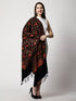 Women's Aari Embroidery Wool Stole
